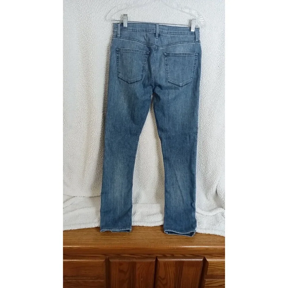 J Brand Women's Skinny Blue Jeans Size 31 Medium Wash 30x28 Mid Rise No Flaws